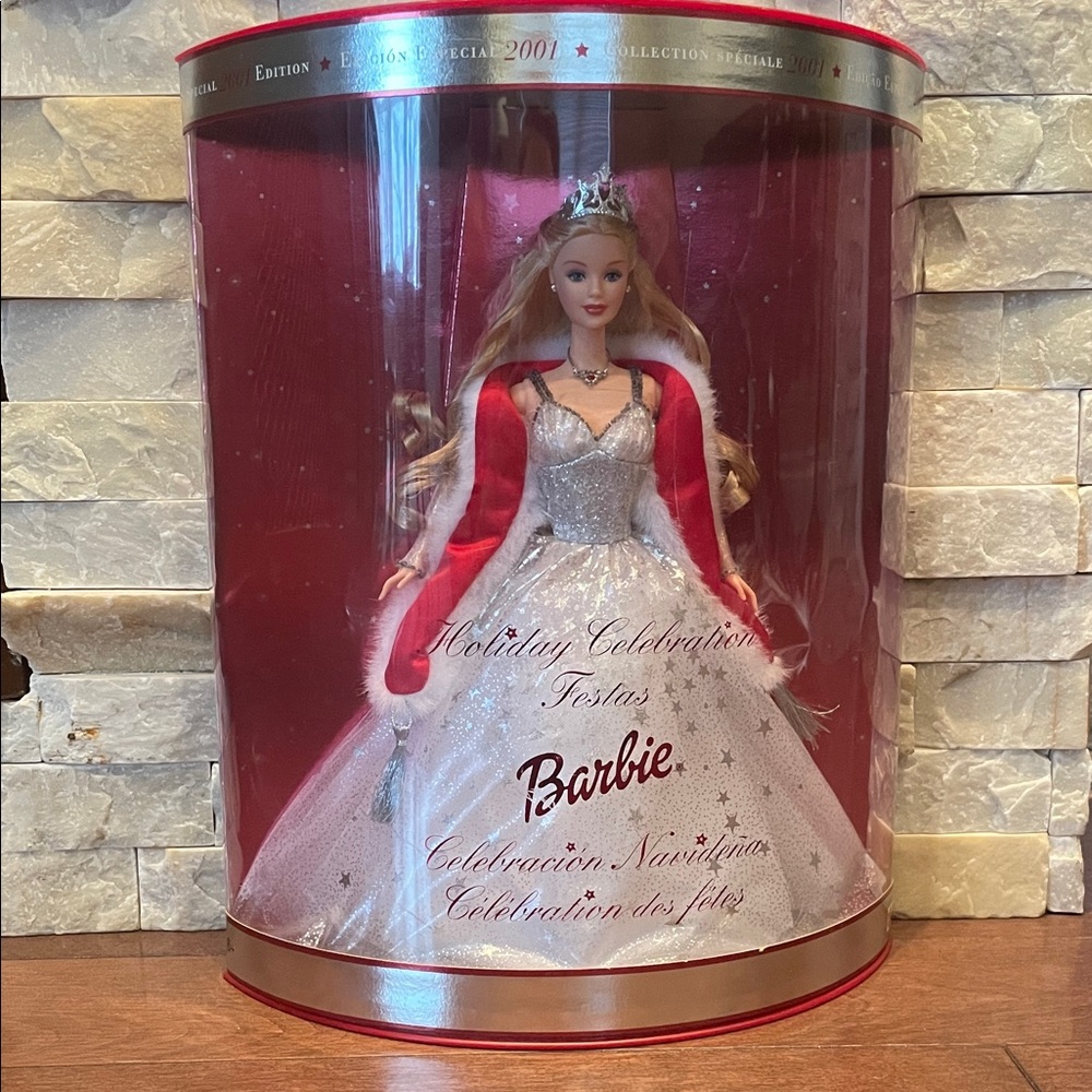 Barbie Holiday Celebration Doll in Silver and Red
